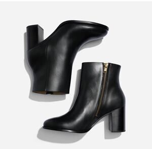 NWT Lia Heeled Boot Nisolo Black size 8